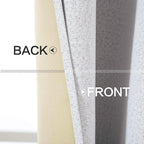 MIULEE Linen Texture Curtains for Bedroom Solid 100% Blackout Thermal Insulated Grayish White Curtains Grommet Room Darkening Curtains/Drapes Decor for Living Room 52x120 Inch (2 Panels)
