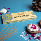 Raajsee Vnilla Incense Sticks 100 Gm Pack-100% Natural Insence Sticks -Organic Non Toxic - Charcoal Free - for Church,Aroma Therapy,Relaxation,Meditation