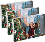 Acrylic Magnetic Photo Frame, 3x5 Inch Double-sided Magnetic Photo Frame, Tabletop Frameless Postcard Display (3-Pack)