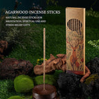 Agarwood Incense Sticks – Handmade Natural Incense Sticks for Sleep Aid, Meditation, Relaxation and Stress Relief Gifts