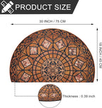 CHICHIC Entrance Door Mat Large 18 x 30 Inch Entry Way Doormat Front Door Rugs Outdoors Heavy Duty Welcome Mat Non Slip Rubber Back Low Profile for Garage, Patio, High Traffic Area, Orange