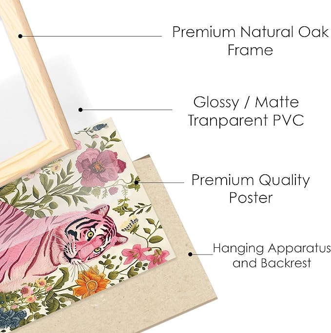 Preppy Room Decor Teen Girls Aesthetic Bedroom Decor, 10 pcs Framed Pink Wall Art, Leopard Print Wall Decor, Matchbox Poster, Aesthetic Y2K Preppy Wall Decor Prints