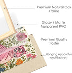 Preppy Room Decor Teen Girls Aesthetic Bedroom Decor, 10 pcs Framed Pink Wall Art, Leopard Print Wall Decor, Matchbox Poster, Aesthetic Y2K Preppy Wall Decor Prints