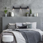 Globe Electric 59467 3-Light Plug-in Track Lighting, Matte Black, Bulb Not Included