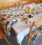 DDL&HEXI Chunky Chenille Blanket 100% Hand Knit with Jumbo Chenille Yarn (50"x60") Super Soft Large Throw Bed Blanket for Couch, Sofa, Home Decor - Machine Washable (02)