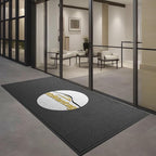 Custom Doormat with Any Logo Size Color Shape Floor Mat Entryway Area Rug Welcome Carpet for Business Home Indoor/Outdoor Non Slip Washable Durable
