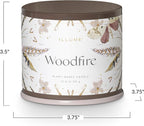ILLUME Vanity Tin Candle, Woodfire