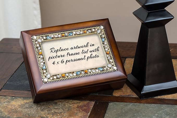 Cottage Garden You are So Loved Jeweled Musical Music Jewelry Box Plays How Great Thou Art