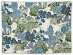 Chinoiserie Tapestry,Asian Watercolor Abstract Art Tapestry,Asian Japanese Wall Tapestry, Nature Landscape Tapestries for Bedroom Living Room Decor 60"x40"