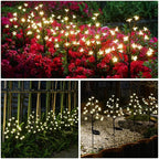 Solar Garden Lights Outdoor,Waterproof Outdoor Solar Lights for Outside Decorative 8Pack, 160Led Solar Flowers Garden Decor, for Yard Pathway,Lawn,Patio Fairy Decorations Gardening Gifts
