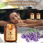 Scented Candle Set 4 Pack, Candle for Home Scented, Odor Eliminating, Stress Relief, 30oz, 220 Hours Long Lasting Soy Wax Gift Set for Women