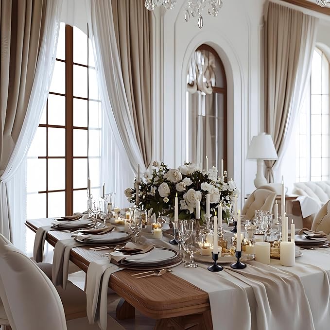 Vintage Black Taper Candle Holders, Set of 6, Metal Taper Candlestick Holder for Dinner Room Table Centerpiece, Wedding Reception, Festive,Mantel Decoration, Home Decor (Black, Set of 6)