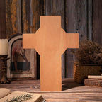 BGCOPPER Jesus Crucifix Wall Cross Handmade Wooden Cross for Wall Decor for Home Room Christmas Gift - 14 Inch