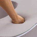 A Nice Night Lap Desk Rest Pillow for Adult,TV Trays Bed Pillow, Memory Foam Rest Pillow for Reading, Working, Playing Switch or Sitting in Bed Sofa Floor,LightGrey