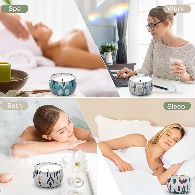 Candles Gifts for Women, 9 Pack Candles for Home Scented, Soy Scented Candle for Home, Aromatherapy Candle Gifts Set for Christmas, Birthday, Mothers Day, Valentine's Day