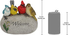 Design Toscano Birdy Welcome Garden Stone Statue: Medium