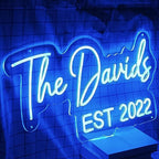 Custom Neon Sign,Neon Sign Customizable for Wall Decor,Birthday Gift, Gifts for girl,Girlfrend, christmas,Wedding,Party,Bar,Salon,Personalized Family Name ligh for Bedroom Decor