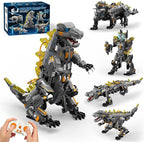 5 in1 RC Robot Building Kit, 935 PCS App & Remote Control Robotics Kit, STEM Robot Dinosaur Monster Building Toys for Kids Age 6 7 8 9 10 11 12+, Educational Learn Toys Gift for Boys & Girls