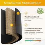 Large Black Fluted 3 Drawer Dresser Set of 2, Chest of Drawers with Ball Bearing Slide Modern 30 inch Tall Wood Nightstand with Spacious Storage for Bedroom Hallway Living Room Entryway