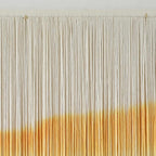 Flber Macrame Wall Hanging Extra Large Dip-Dyed Coastal Tapestry Boho Wall Decor for Living Room Bedroom Above Couch 57" W x 35" L