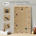 VCK 14x24 Oak Wood Frame for Picture, Natural Solid Wood Photo Frames 3 Pack, Wall Gallery Frame