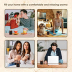 Scented Candles Set, Candles for Home Scented Soy Wax Candle, 4 Pack 28 Oz Aromatherapy Candles Gift Set for Women Men (Patchouli/Vetiver/Sage/Rose)