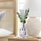 COCORRÍNA Lavender Eucalyptus Reed Diffuser – 6.76 oz Essential Oil with Sticks & Dried Eucalyptus Branches, Home Fragrance for Bedroom or Bathroom Décor