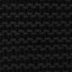 REDEARTH Cube Pouf Foot Stool Ottoman - Hand Knitted Poof - Cord Boho Pouffe - Home Décor - Stuffed Footrest for Living Room - Bedroom - Covered Patio (16" x 16" x 16") - Black