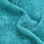 CaliTime Throw Pillow Covers Decorative 12 X 20 Inches Pack of 2 Cozy Chenille Cushion Cases for Couch Sofa Bed Living Room Home Lake Blue