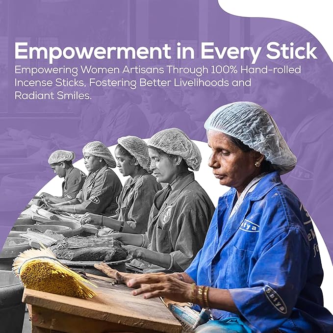 Satya Lavender Incense Sticks, Satya Bng (Bangalore) Insenses 15gmx12 Pack with Raajsee Incense Holder Bundle, Satya Nagchampa Natural Incense