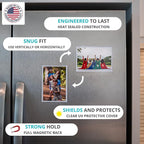 Magtech Magnetic Pocket Picture Frame, White, Holds 4 x 6 Inches Photos, 10, Made in the USA Pack (14610)