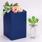 Glass Rose Flowers, Crystal Glass Figurines Rose Decorations for Home Gifts for Mom Wife Grandma, Crystal Flowers Collectible Ornament Mother's Day Thanksgiving Anniversary Birthday Gifts (Green Rose)