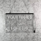 Personalized Cocktail Bar Signs with Your Name for home wall light up with personalized pub name, man cave accessories, beer themed neon customizable lighted sign