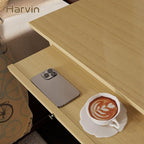 Harvin 3 Drawers Nightstand, Solid Wood End Table with Pull-Out Shelf, Timeless Classic Side Table for Bedroom, Living Room or Home Offices