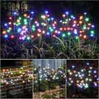 Solar Garden Lights Outdoor,Waterproof Outdoor Solar Lights for Outside Decorative 6Pack, 120Led Solar Flowers Garden Decor, for Yard Pathway,Lawn,Patio Fairy Decorations Gardening Gifts