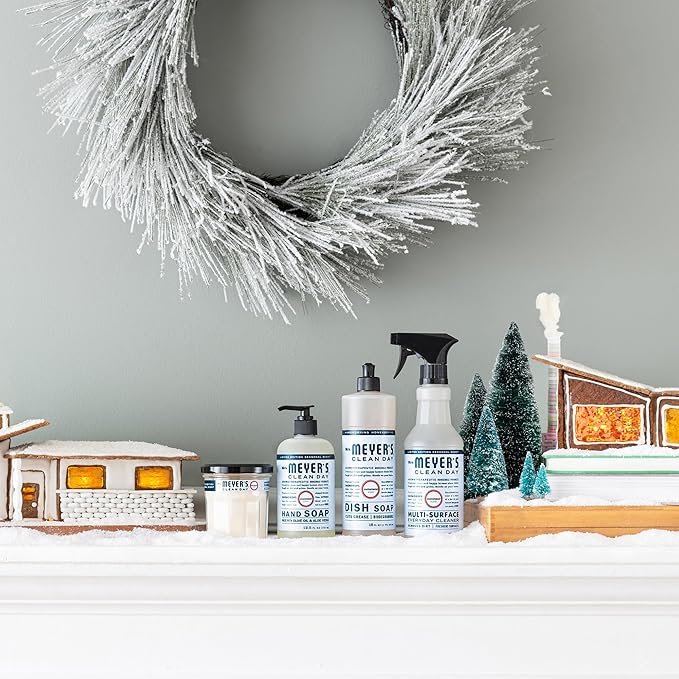 MRS. MEYER'S CLEAN DAY Room and Air Freshener Spray, Non-Aerosol Spray Bottle Infused with Essential Oils, Limited Edition Snowdrop, 8 fl. oz - Pack of 3