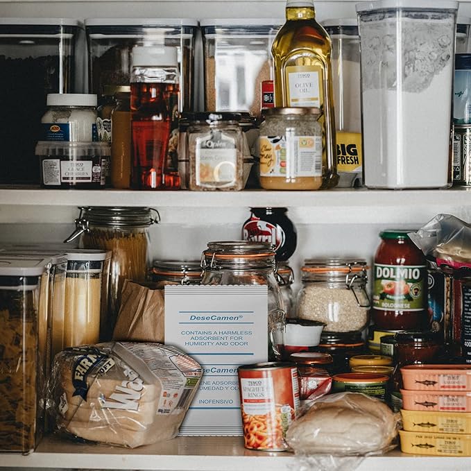 [25 PACK] Odor & Moisture Absorber Bags – Deodorizer for Home, Closets, Refrigerators, Litter Boxes, Bathrooms, Shoes & Cars