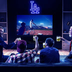 LA Baseball Neon Sign, Los Angeles Cool Light Up Dimmable LA Team Logo Hanging Led Neon Sign for Baseball Wall Decor Art, Bedroom, Party, Man Cave, Garage, Birthday Christmas Gift for Baseball Fans