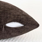 CaliTime Throw Pillow Covers Decorative 16 X 26 Inches Pack of 2 Cozy Chenille Cushion Cases for Couch Sofa Bed Living Room Home Coffee