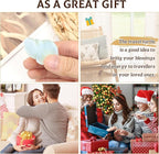 QINJIEJIE Opal Crystal Travel Turtle Figurines for Travelers Best Travel Gifts for Women Men Healing Crystals Sea Turtle Lovers Office Desk Decor Good Luck Gifts for Traveling Abroad