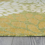 Beverly Rug Outdoor Rug 6x9 Modern Exotic Tropical Leaf Area Rugs for Indoor and Outdoor Patio Deck Porch Garden Water Resistant Washable Outside Carpet (6 x 9 Green)