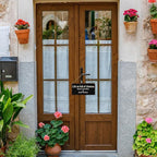 Life Is Full Of Choices Remove Your Shoes Or Scrub The Floor Wooden Hanging Sign Plaque, Wall Decor Sign With Inspirational Quotes,Rustic Wood Sign Wall Art for Home Living Dining Room Farmhouse - A30