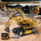 5 in 1 STEM Robot Building Kit, 535 Pcs Remote Control Excavator Science Educational Kit, Technic Coding Robotic Toys Gift for Kids 6 7 8 9 10 11 12+ Years Old Boys Girls