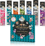 Mecka Wonderland Fantasy Incense Sticks Gift Set | 140 Insence-Sticks for a Whimsical Journey | 7 Enchanting Scents for Aromatherapy & Relaxation | Premium Slow Burn Long Lasting All Natural Insenses