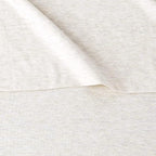 Amazon Basics 3 Piece Bed Sheet Set, 100% Cotton Jersey, Includes Super Soft, Flat and Fitted Sheets, Pillowcase, Twin, Oatmeal, Solid