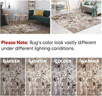 Keen Home Design Area Rugs - 2x18 Non-Shedding, Abstract Rugs for Kitchen, Living Room, Bedroom, Dining Room, Entryway - Size: 2'8" x 18', Multi