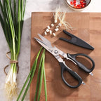 Cangshan 503343 9-inch Heavy-Duty Come-Apart Kitchen Shears with Guard
