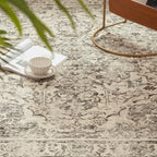 Topllen Entryway Rug - 2'x3' Boho Soft Low Pile Washable Area Rug, Non-Slip Small Rugs Indoor for Front Door Entrance Kitchen Bathroom, Vintage Carpet Stain Resistance (Black, 2x3ft)