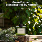 Reed Diffuser, 4 oz Jasmine Lily Scent Diffuser with 7 Sticks, 90 Days Long Lasting Reed diffusers for Home, Elegant Fragrance for Bathroom Bedroom Office Decor, Air Fresh