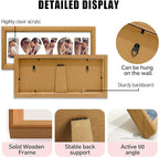 Gifts for Him/Her - Personalized Photo Frame with Love Design, Wall Mount or Tabletop Display, Romantic Gifts for Boyfriend Girlfriend Anniversary Birthday Valentine's